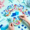 24 Pcs Summer Craft Kits Under The Sea Scene Suncatcher Kit Make a Ocean Animal Suncatcher Craft Ornament Under The Sea Scene